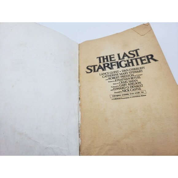 The Last Starfighter By Alan Dean Foster Paperback 1984 Sci-Fi Movie Tie-In - Picture 3 of 9